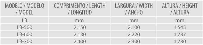 laminador refinador simples dimensoes